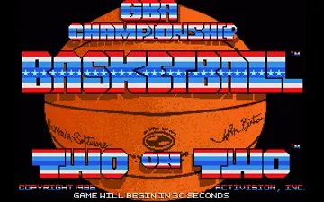 GBA Championship Basketball - Two-on-Two screen shot title